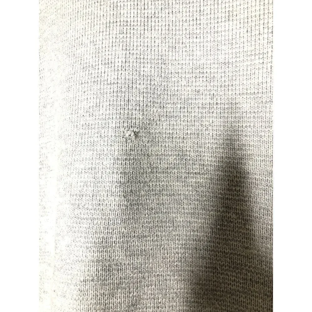 Victor Alfaro Mock Neck Sweater Oversized Gray XL